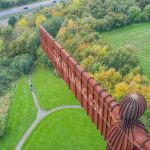 Angel of the North Drone filming for TV